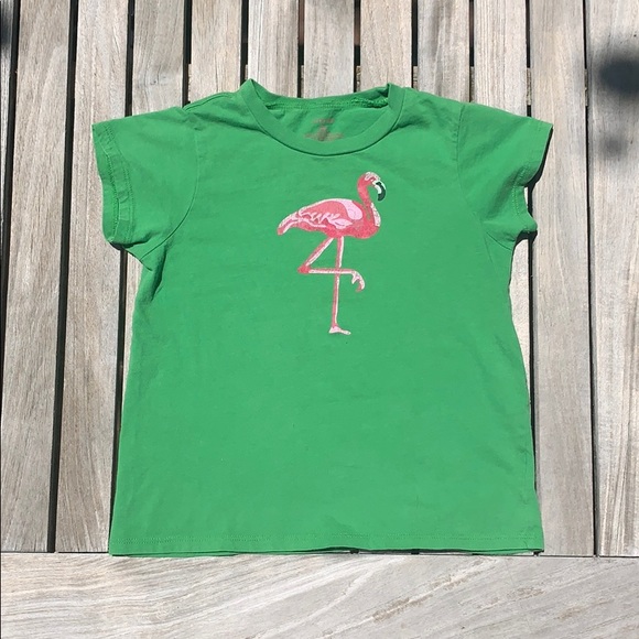 J. Crew Girls Flamingo Tee - Picture 1 of 1